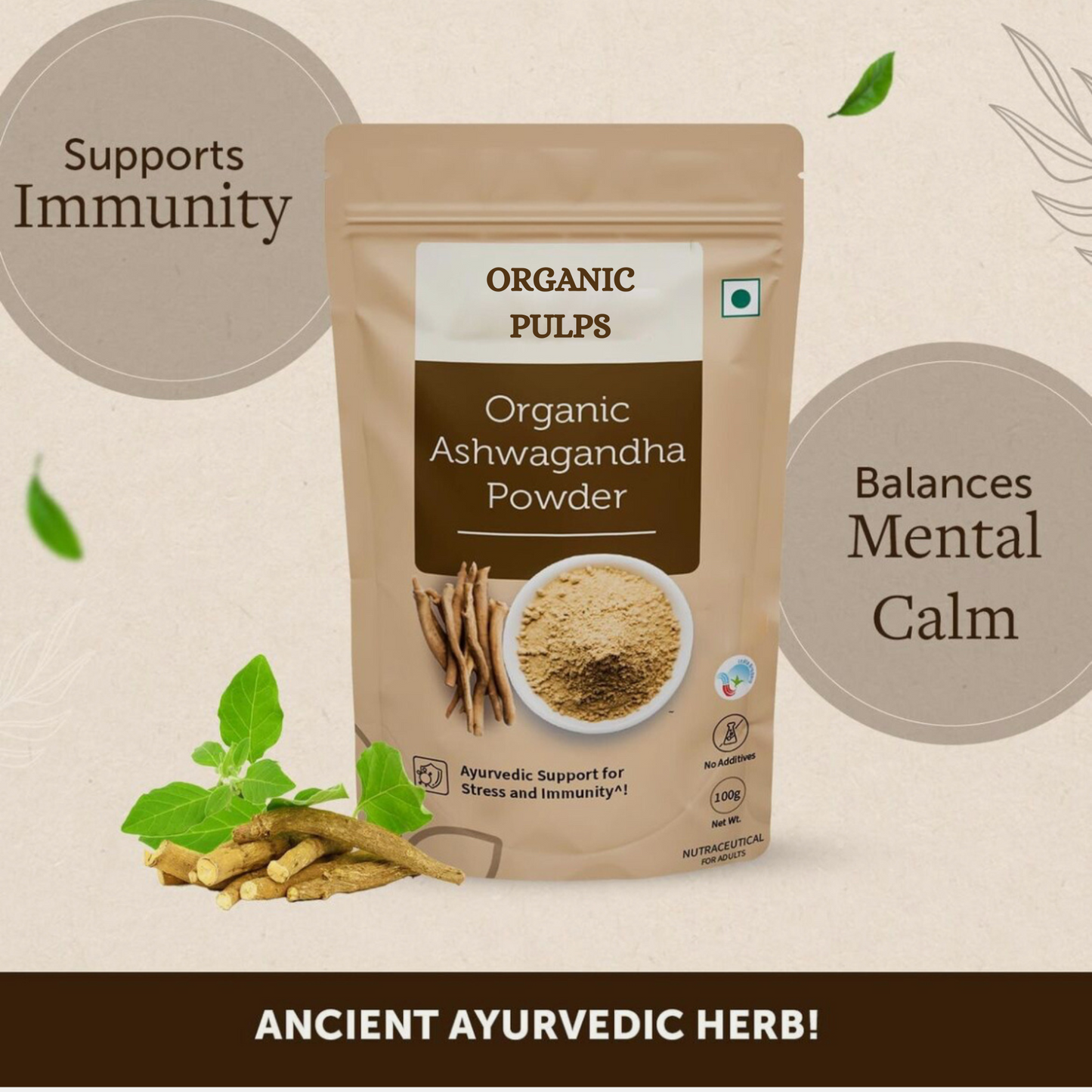 Organic Ashwagandha Powder 🍃