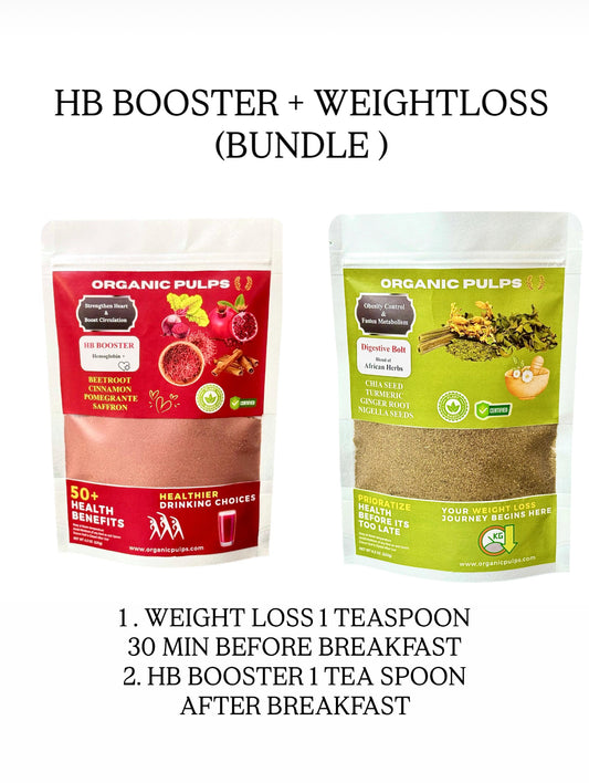 ✨Recommend Bundle Deal ✨ (Hb booster and Weightloss Packet)