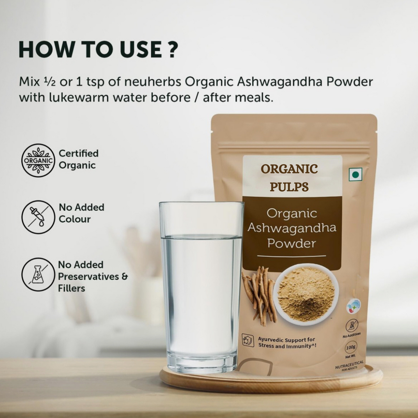 Organic Ashwagandha Powder 🍃